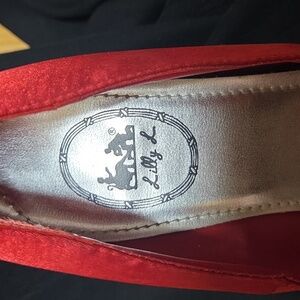 Lilly L Red Heels Size 10